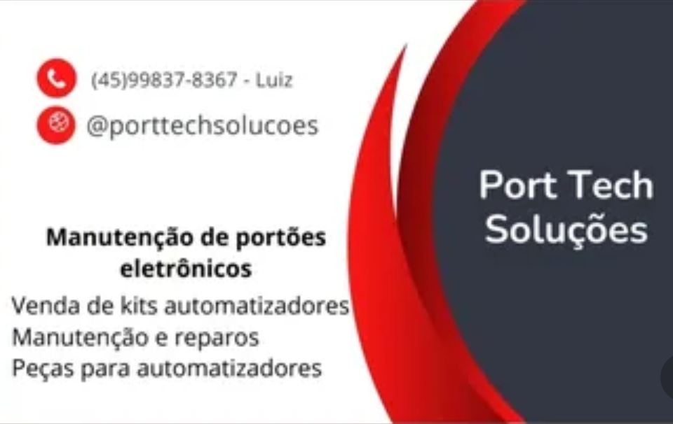 Manutenção de portões eletrônico
